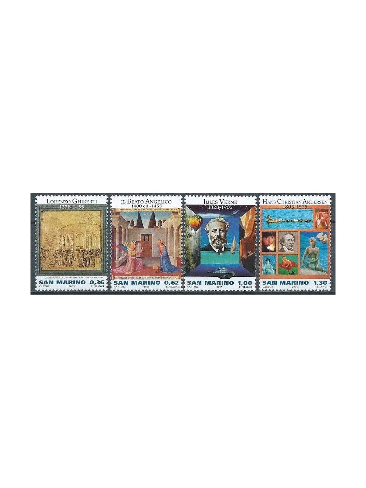 SAN MARINO 2005 Artists 4v MNH**