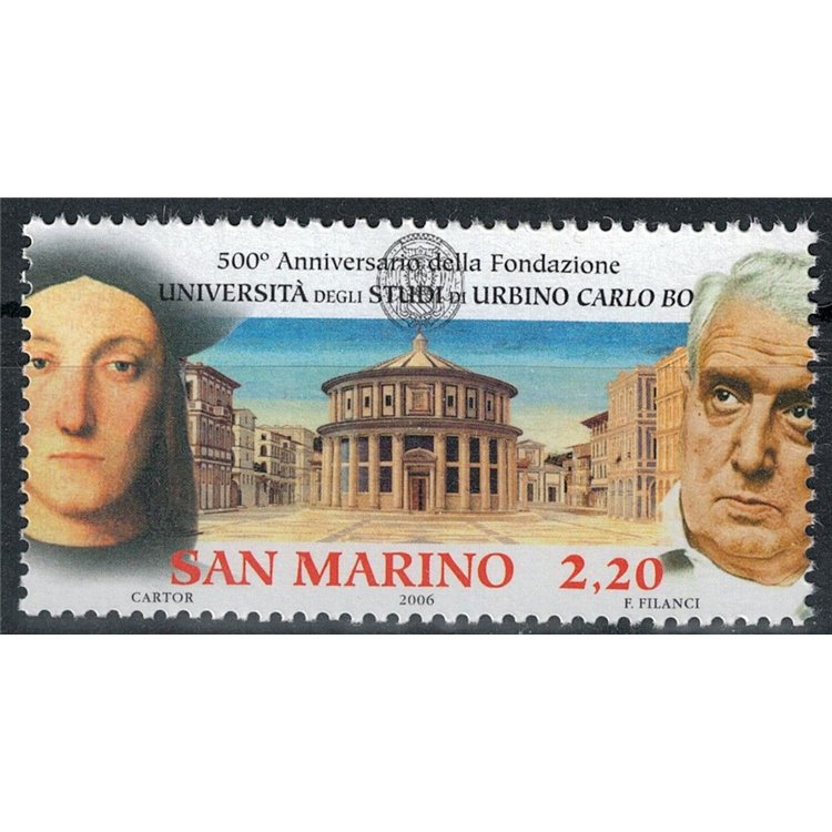 SAN MARINO 2006 University of Urbino MNH**