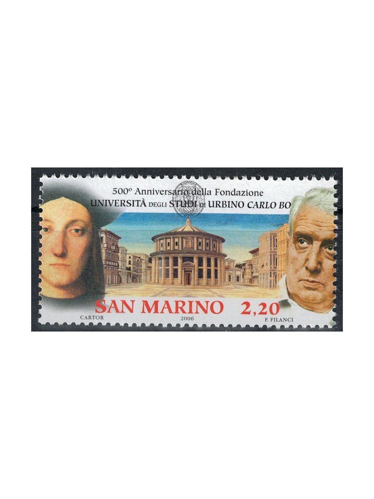 SAN MARINO 2006 University of Urbino MNH**