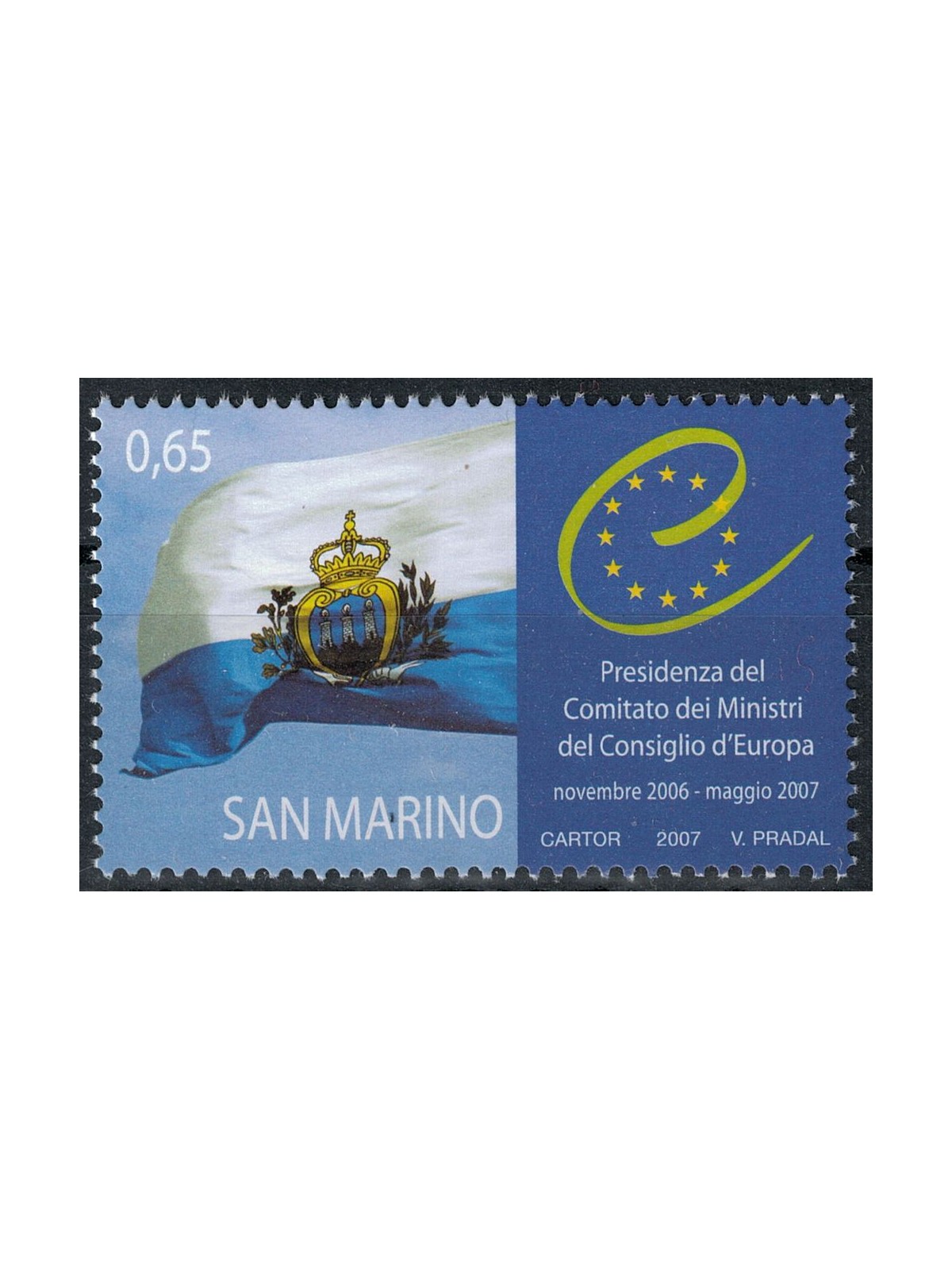 SAN MARINO 2007 Presidency of the Committee of Ministers MNH**