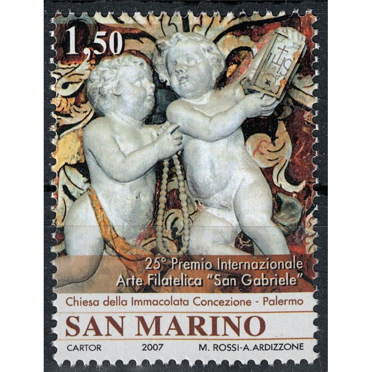 SAN MARINO 2007 Filatelia religiosa MNH**