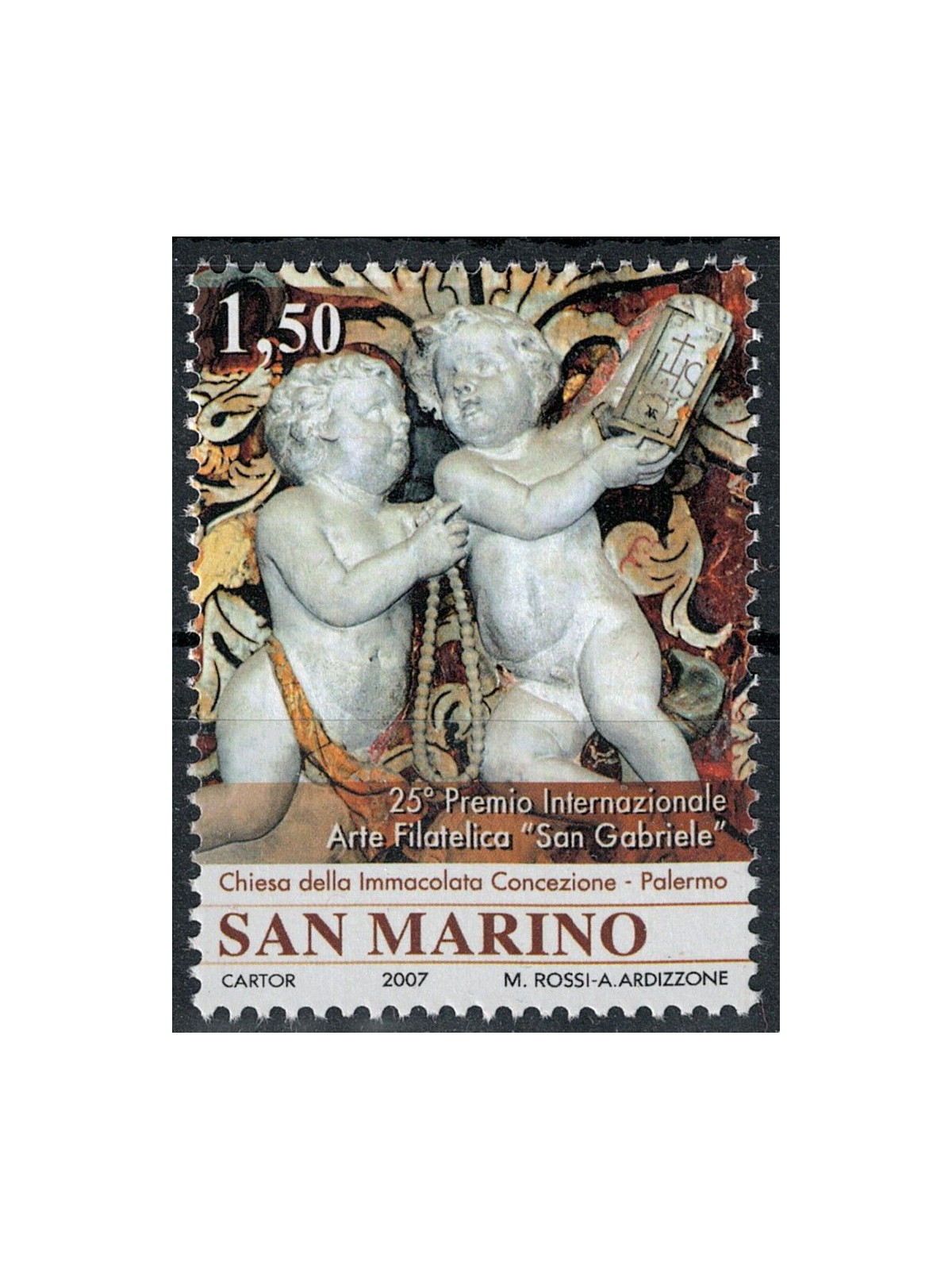 SAN MARINO 2007 Filatelia religiosa MNH**