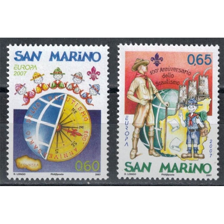 SAN MARINO 2007 Europe 2v MNH**