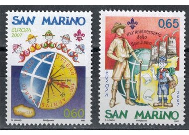 SAN MARINO 2007 Europe 2v MNH**