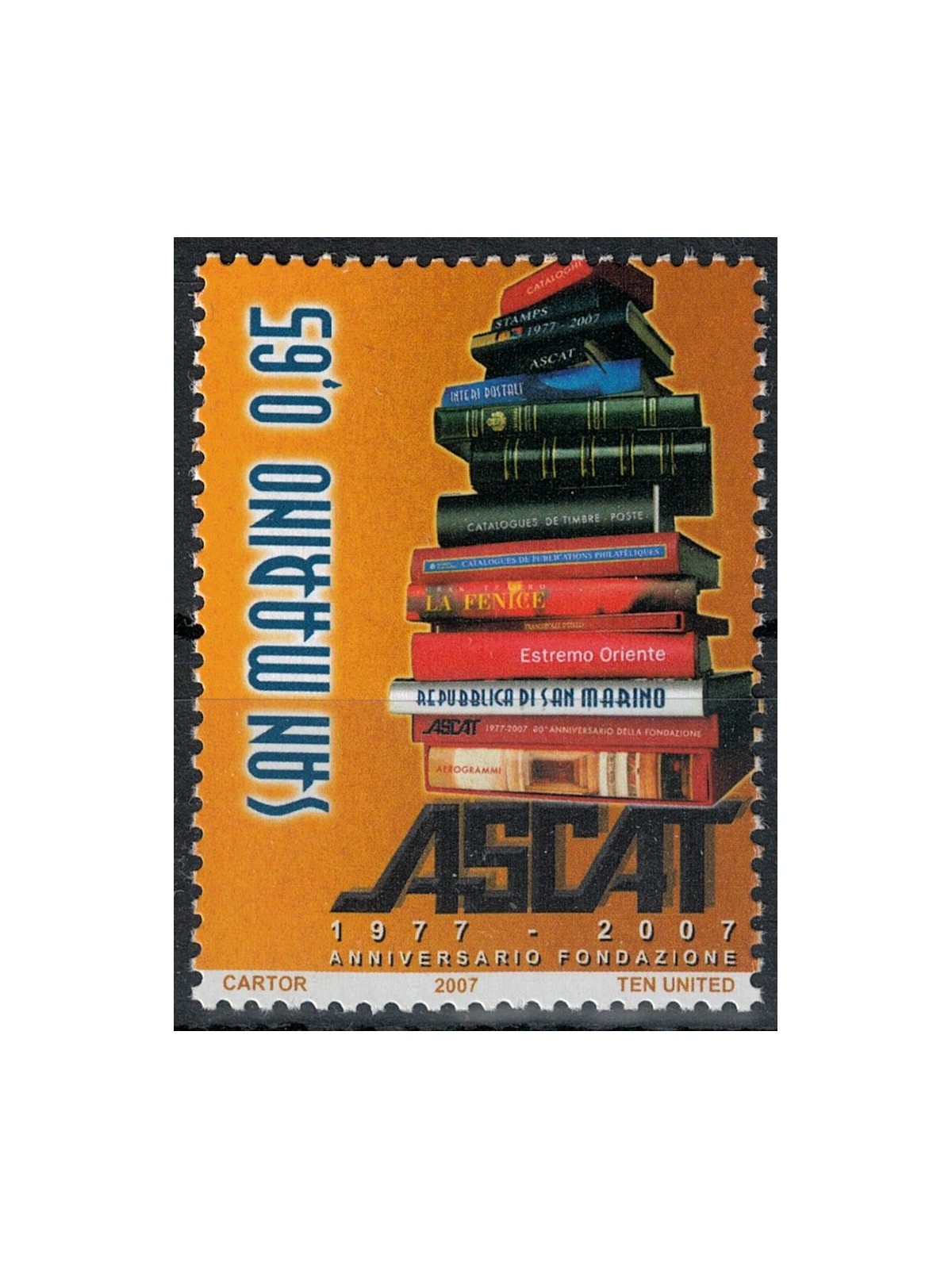 SAN MARINO 2007 Ascat MNH**