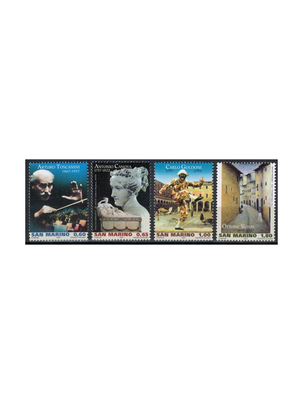 SAN MARINO 2007 Artisti 4v MNH**