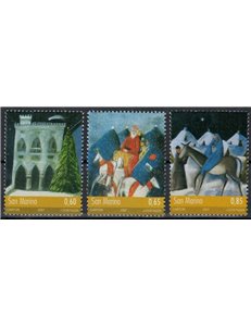 SAN MARINO 2007 Christmas 3v MNH**