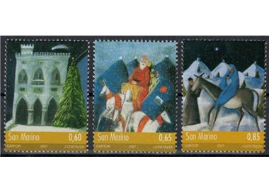 SAN MARINO 2007 Natale 3v MNH**