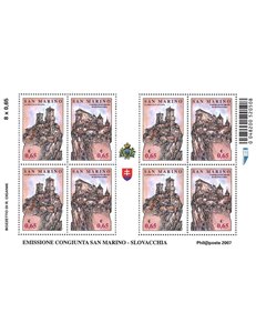 SAN MARINO 2007 Rocche di libertà BF MNH**