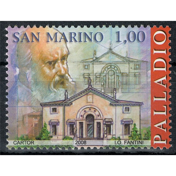 SAN MARINO 2008 Andrea Palladio MNH**