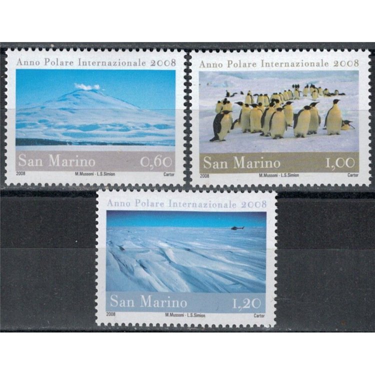 SAN MARINO 2008 Anno Polare 3v MNH**