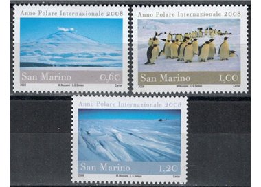 SAN MARINO 2008 Anno Polare 3v MNH**