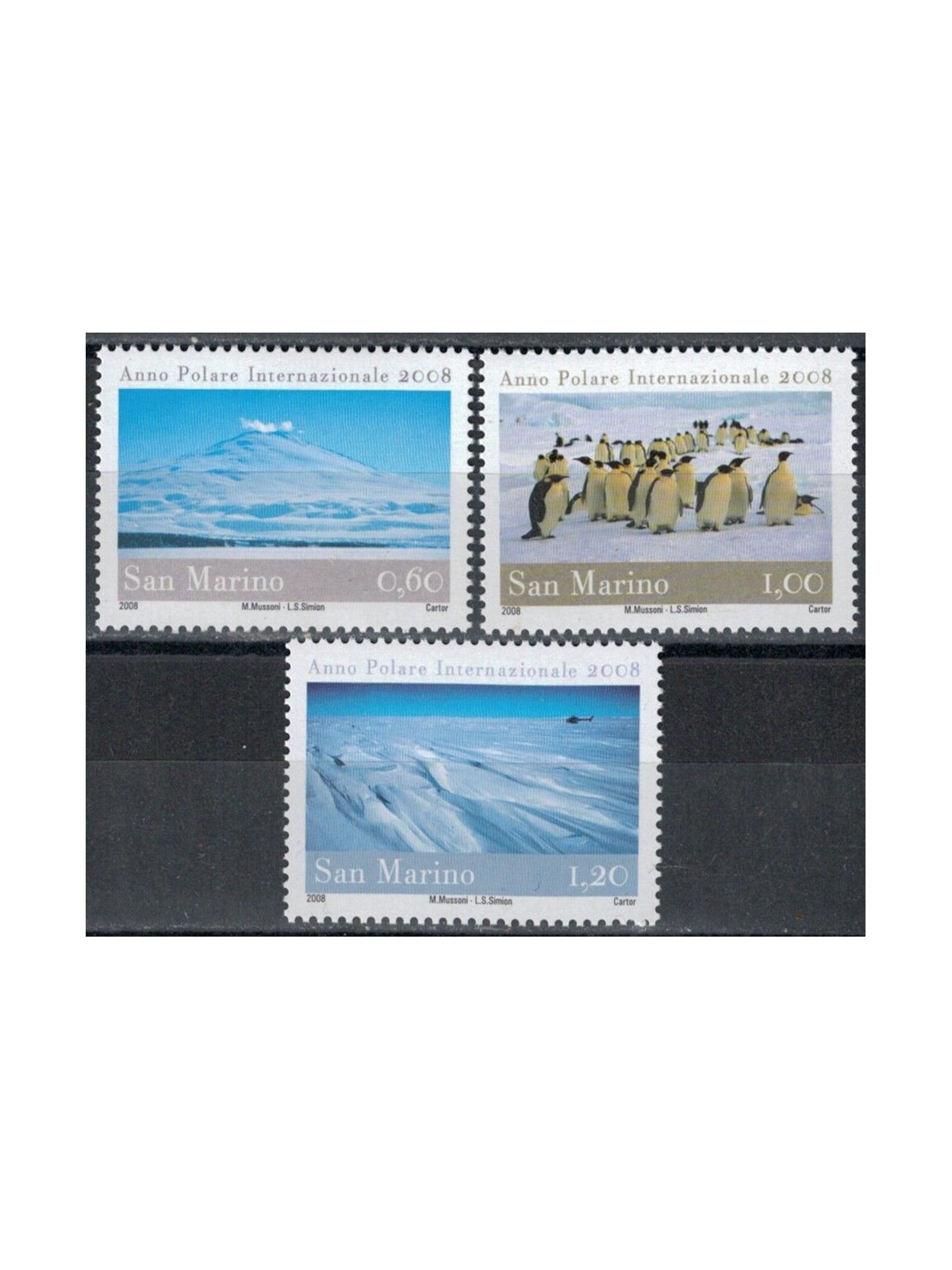 SAN MARINO 2008 Anno Polare 3v MNH**