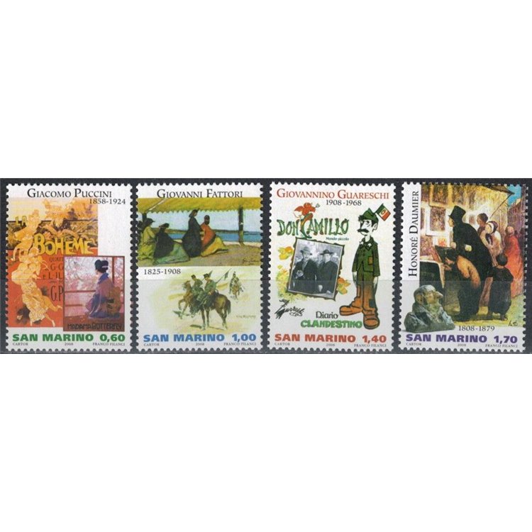 SAN MARINO 2008 Artisti 4v MNH**
