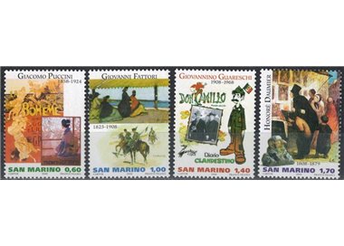 SAN MARINO 2008 Artists 4v MNH**