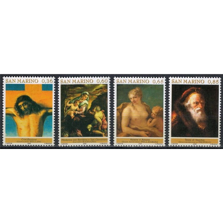 SAN MARINO 2008 Masterpieces Returning 4v MNH**