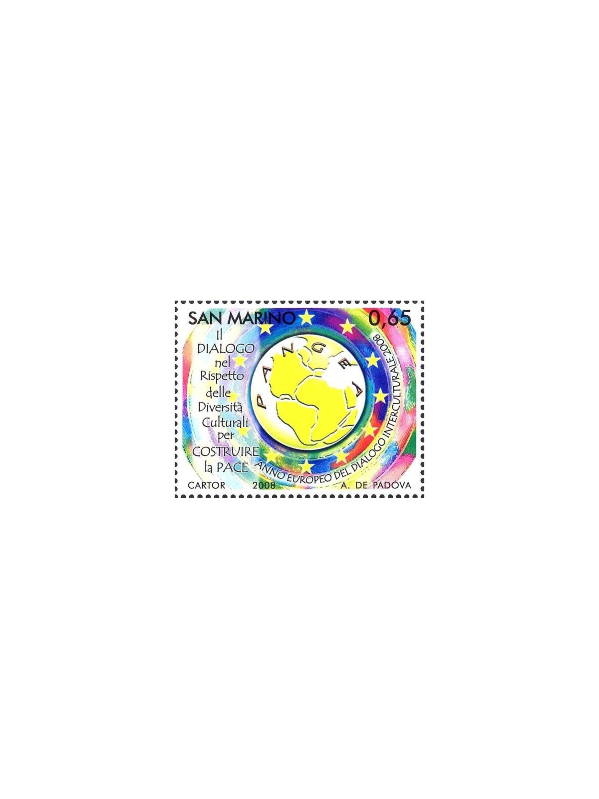 SAN MARINO 2008 Intercultural Dialogue MNH**
