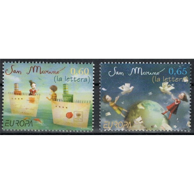 SAN MARINO 2008 Europe 2v MNH**