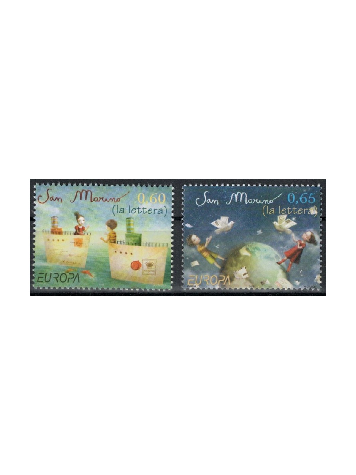 SAN MARINO 2008 Europa 2v MNH**