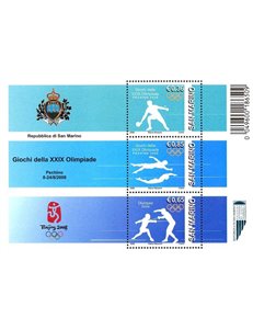 SAN MARINO 2008 Olympic Games s/s MNH**