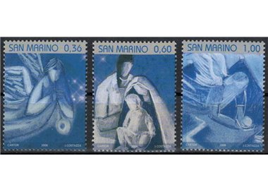 SAN MARINO 2008 Natale 3v MNH**