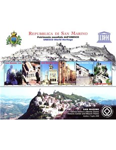 SAN MARINO 2008 Patrimonio Unesco BF MNH**