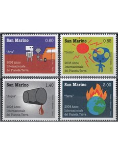 SAN MARINO 2008 Pianeta Terra 4v MNH**