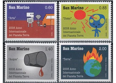 SAN MARINO 2008 Planet Earth 4v MNH**