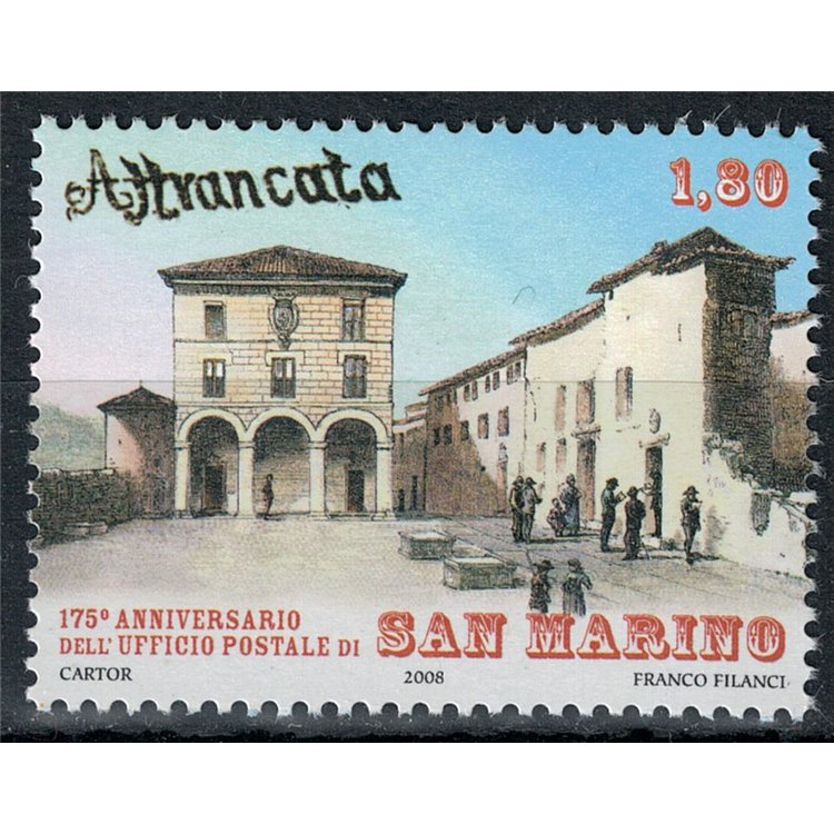 SAN MARINO 2008 Primo Ufficio Postale MNH**