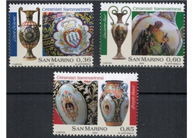 SAN MARINO 2009 Sammarinese ceramists 3v MNH**