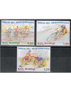 SAN MARINO 2009 Giochi del Mediterraneo 3v MNH**