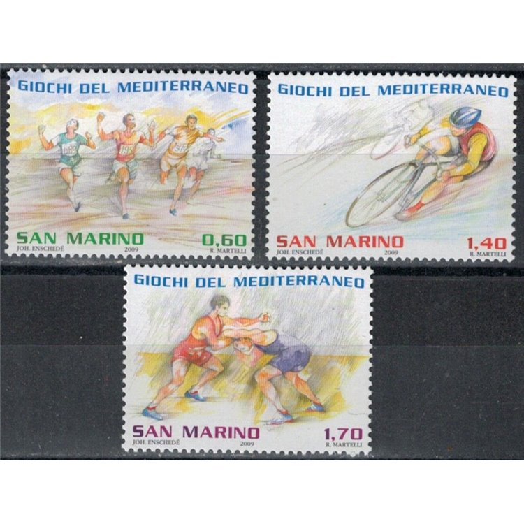 SAN MARINO 2009 Mediterranean Games 3v MNH**