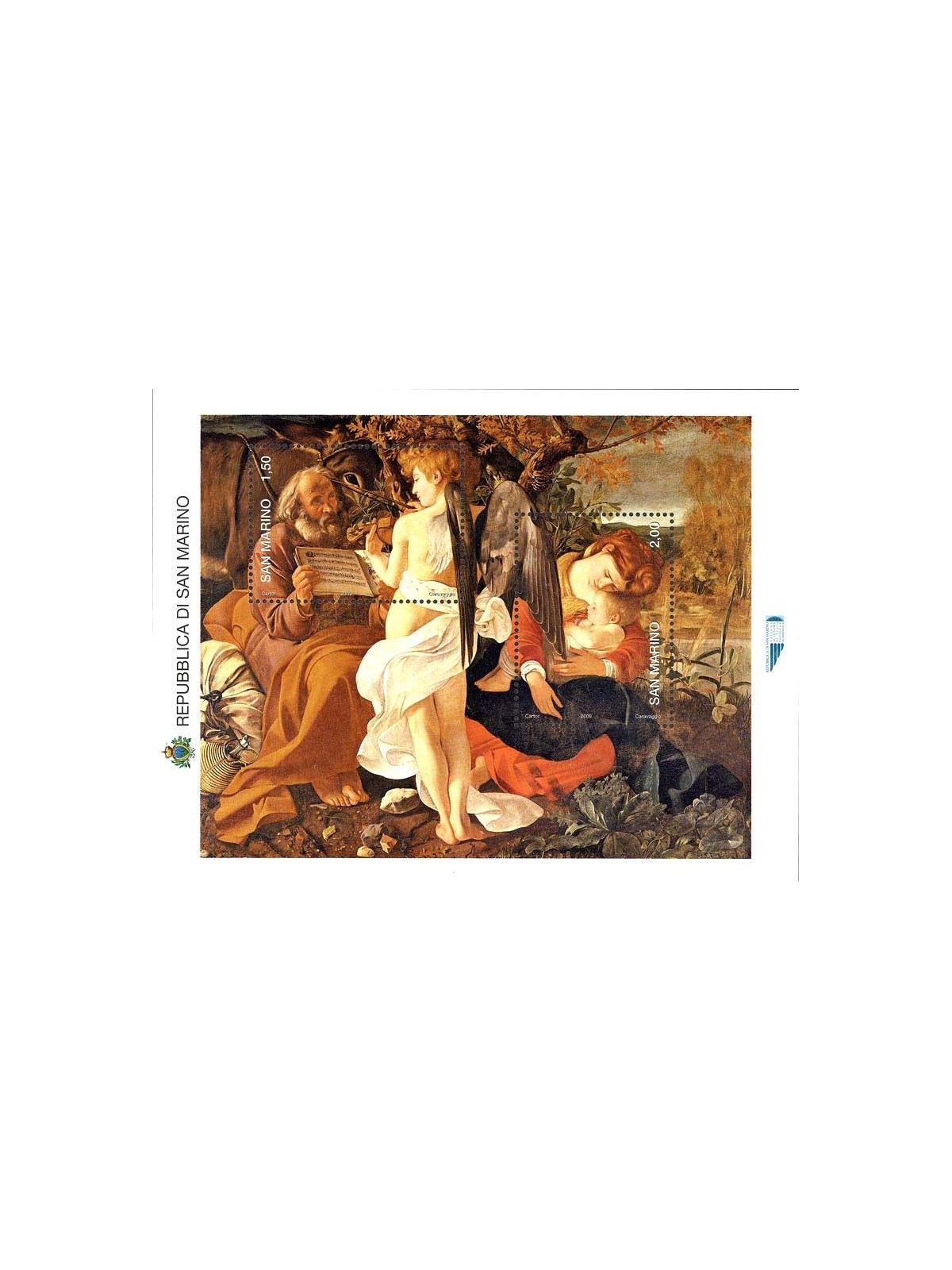 SAN MARINO 2009 Christmas s/s MNH**