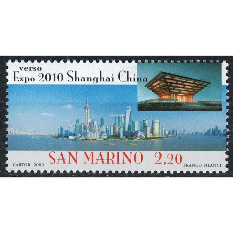 SAN MARINO 2009 Towards Shanghai MNH**