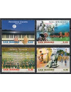 SAN MARINO 2010 Great artists 4v MNH**