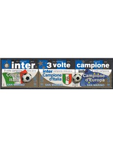 SAN MARINO 2010 Inter 3 times champion 3v MNH**