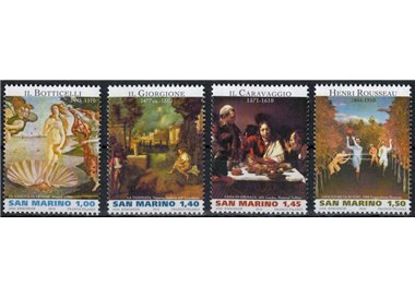 SAN MARINO 2010 Maestri dell'arte 4v MNH**