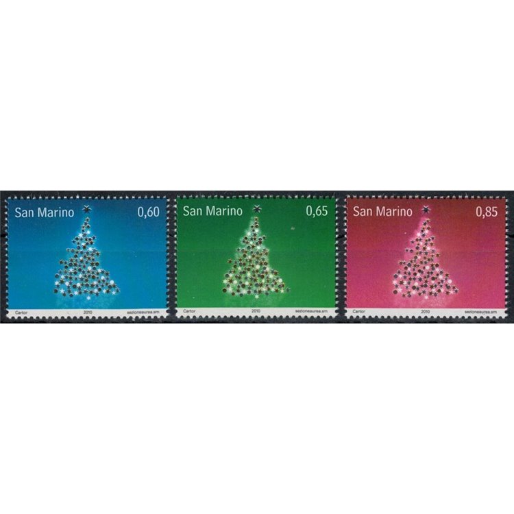 SAN MARINO 2010 Natale 3v MNH**