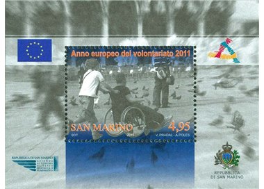 SAN MARINO 2011 European Year of Volunteering s/s MNH**