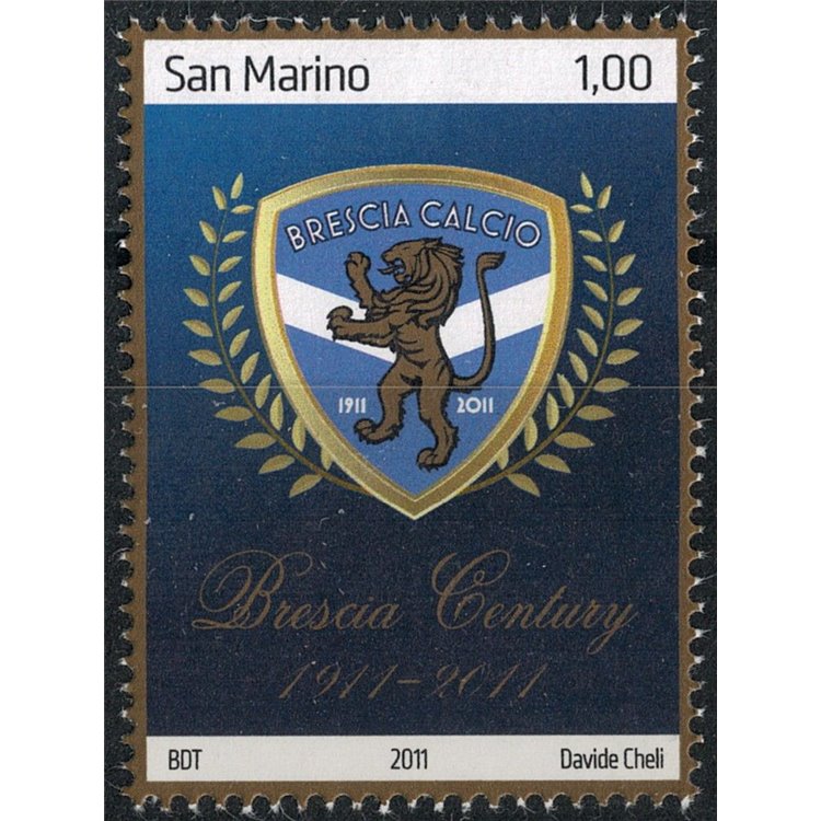 SAN MARINO 2011 Brescia football MNH**