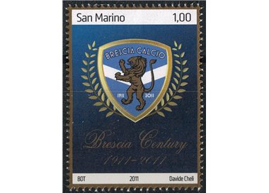 SAN MARINO 2011 Brescia football MNH**