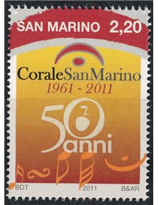 SAN MARINO 2011 Corale San Marino MNH**