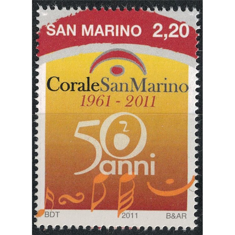 SAN MARINO 2011 Corale San Marino MNH**