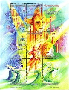 SAN MARINO 2011 World Theatre Day s/s MNH**