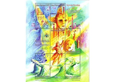 SAN MARINO 2011 World Theatre Day s/s MNH**