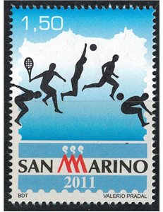 SAN MARINO 2011 Sport in Philately MNH**