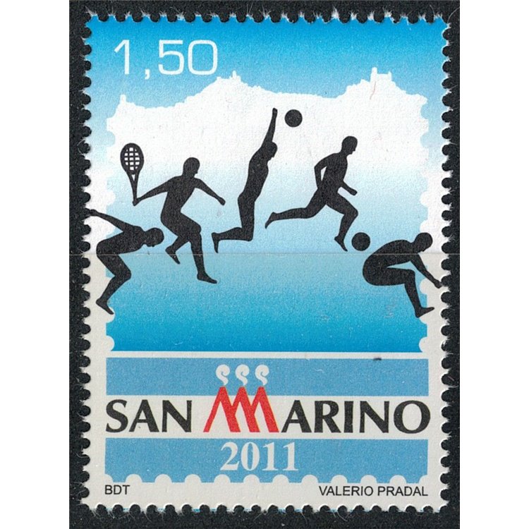 SAN MARINO 2011 Sport in Philately MNH**