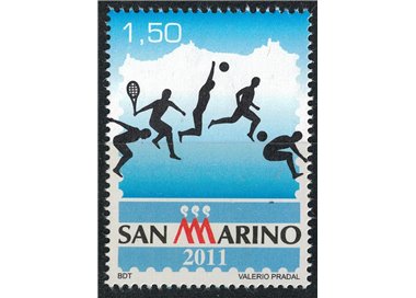 SAN MARINO 2011 Lo sport nella filatelia MNH**