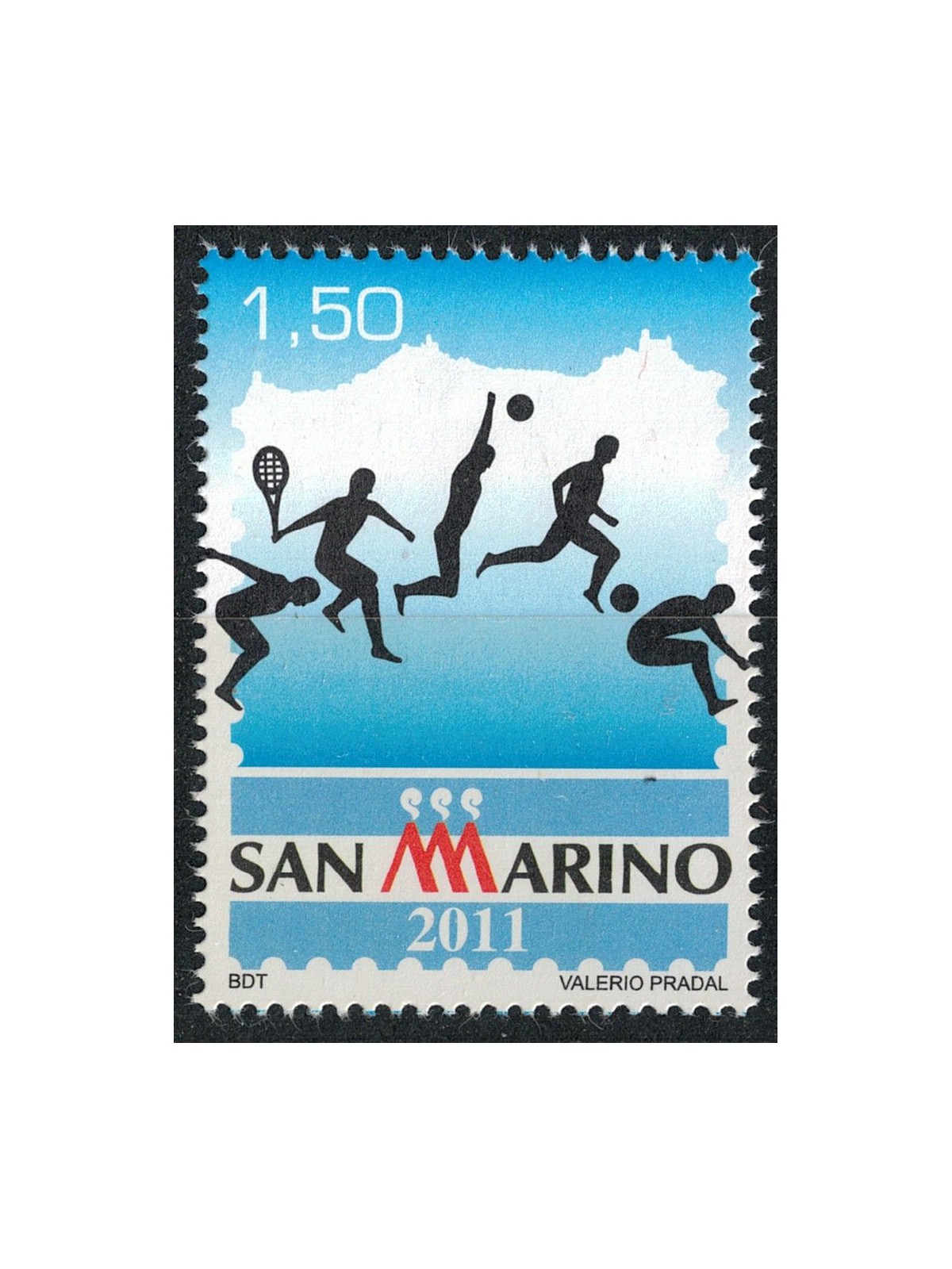 SAN MARINO 2011 Sport in Philately MNH**