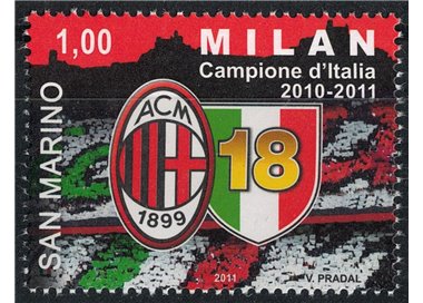 SAN MARINO 2011 Milan champion of Italy MNH**